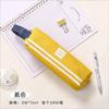 Estuche para lápices de color sólido estilo coreano, bolso de mano de lona Oxford, bolsa para artículos de papelería, bolsa para artículos de papelería para estudiantes, bolsa para guardar maquillaje para adultos, gran capacidad