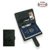 Transfronterizo en stock que cambia de color PU cuero tacto piel correa multicolor funda para pasaporte etiqueta de equipaje traje multifunción bolsa tarjetero para pasaporte