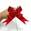 Lazo de Cinta Perlado Tamaño Mediano Flor Tirada a Mano Flor de Navidad Material de Empaque para Regalo Cinta de Flor Tirada 3*45cm