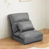 Nuevo sofá cama perezoso plegable, adecuado para apartamentos pequeños, dormitorios y balcones; se puede usar como cama individual o doble; estilo tatami japonés multifuncional