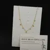 Corrente de Clavícula com Estrela de Oito Pontas Cravejada de Diamantes Dourada para Mulheres, Estilo de Luxo Leve, Nicho, Versátil, Colar de Joias para Pescoço Gentil e Doce Atacado