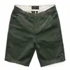 Bermuda Casual Caqui para Homens, Marca da Moda, Roupa de Verão para Exterior, Corte Amplo, Tamanho Grande, Bermuda de Comprimento Médio, Comércio Transfronteiriço