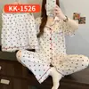 Pijama Simple Rojo Amor Fresco para Mujer Verano Nuevo Manga Corta Ropa de Casa Usable Set de Tres Piezas Foto Real Venta al Mayoreo