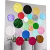 Nuezas Piezas Redondas Coloridas de Imitación de Concha Acrílica Adornos Colgantes para Carrillones de Viento Materiales Hechos a Mano para Ropa Accesorios para Joyería DIY