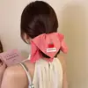 Anillo para el pelo de flor rosa cerezo cuadrado intestino grueso moda mujer nuevo alta gama coleta baja bola pelo titular