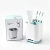 Estante de almacenamiento para encimera de tocador de baño transfronterizo para peines, cepillos de dientes y limpiador facial, organizador de escritorio y caja de almacenamiento