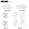 Tablero perforado colorido inspirado en la dopamina para decoración de pared de sala de estar, un nuevo estante de almacenamiento metálico engrosado con accesorios magnéticos, diseñado para ocultar imperfecciones
