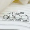 Pendientes de aleación de titanio F136 aro grueso hebilla de oreja aguja gruesa 0.8/1.0 aro de labio aro de nariz joyería para piercing corporal de titanio G23