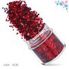 Dark Red Laser Set Cross-Border 12 cores Mixed Nail Art Sequins Espumante em pó Nail Art Jewelry Drill Nail Sticker