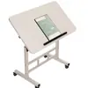 Mesa de noche móvil, escritorio de estudio para niños, mesa de lectura para dormitorio, mesa para libros ilustrados, mesa de altura ajustable, mesa simple
