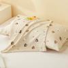 Funda de almohada de algodón para niños, linda de dibujos animados, Clase A, Funda de relleno de almohada de algodón puro específica para bebé, Pieza única