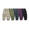 Marca de Moda UNDREST Pantalones Casuales de Pierna Ancha para Hombre Pantalones Holgados de Invierno con Forro Polar Gruesos Pantalones de Paracaidista CK29