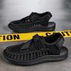Los zapatos de verano para hombre de talla grande más vendidos de Amazon, nuevos, tejidos huecos, transpirables, deportivos, sandalias de playa