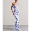 Ropa de Mujer Europea y Americana Vestido Sexy con Tirantes y Espalda Descubierta Estampado Leopardo 2025 Verano Nuevo Vestido Largo Ajustado para Chica Caliente
