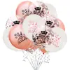 Combinación de traje de globos con confeti transfronterizo para 16 18 30 40 50 60 años, decoración para fiesta de cumpleaños de adultos