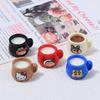 Tarro de leche pequeño tridimensional nuevo, juego de comida, dibujos animados, crema, pegamento, accesorios hechos a mano, adornos creativos de bricolaje, joyería, accesorios de resina