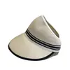 Gorra de béisbol transpirable de alta calidad con diseño calado para mujer, sombrero de sol de ala ancha para verano en exteriores, plegable, adecuado para protección solar en la costa y la playa