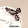 Clipe de Agarrar Pequeno Arco de Diamante Completo de Alta Qualidade Feminino Coreia do Sul Novo Estilo Clipe de Tamanho Pequeno Fino Clipe de Franja de Cabelo Quebrado Acessórios para o Cabelo Acessórios para a Cabeça