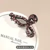 Pinza Pequeña de Lazo de Diamantes Completos de Alta Calidad para Mujer Estilo Nuevo de Corea del Sur Tamaño Fino Pequeño Clip para Flequillo de Cabello Roto Accesorios para el Cabello Tocado