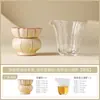 Juego de Tazas de Té Esmaltadas con Grasa Color Arena de la Cerámica Ru, Taza Maestra de Cerámica, Taza Individual, Juego de Té Kung Fu, Taza de Degustación, Taza de Tazón de Té