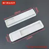 Manija de Plástico para Archivadores de Hierro con Agujero para Cerradura, Manija de Cajón de Armario, Manija Embutida de Acero Inoxidable y Aleación de Aluminio