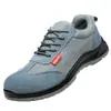 Zapatos de protección laboral para hombre, zapatos de aislamiento eléctrico, ligeros, transpirables, resistentes al desgaste, anti-aplastamiento, antipinchazos, zapatos de seguridad, pueden pasar por la puerta de inspección de seguridad