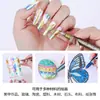 Bolígrafo de Pintura para Uñas Metalizado Azul Set de 12 Piezas, Bolígrafo de Gel para Uñas, Bolígrafo para Dibujo de Líneas, Dibujo de Flores, Herramientas para Delinear Uñas