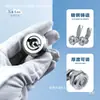 MS705 Fechadura de Língua Rotativa de Aço Inoxidável Fechadura Tipo S Fechadura com Chave Plana Fechadura de Caixa de Distribuição Fechadura de Painel de Controle Fechadura de Porta de Armário Fechadura de Hidrante