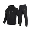 Conjunto Popular de Dos Piezas para Hombre de Primavera y Otoño Transfronterizo: Conjunto de Sudadera con Capucha de Punto de Rizo y Pantalones Largos, Ropa Deportiva Casual para Hombre
