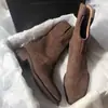 Sapatilhas Estilo Britânico para Deserto Botas Francesas de Solado Macio 2024 Estilo Leve Retro Bico Redondo Salto Grosso Popular Coreano Novo Estilo
