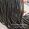 Contas de ábaco de 4 mm de diâmetro, imitação de jade, contas tipo disco voador, acessórios para joias DIY, contas soltas semiacabadas, atacado
