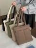 Bolsa de Hombro Casual Artística Transfronteriza para Mujer 2026 Nueva Gran Capacidad Bolso de Tela de un Solo Hombro Bolsa para Estudiante Universitario Viaje Diario