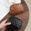 Cartera para Monedas con Cremallera Bordada Exquisito Cuero Suave para Mujer 2025 Nueva Moda Cartera para Monedas de Gama Alta Mini Cartera Pequeña