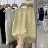 Top Colete Jacquard Bordado Estilo Chinês Novo Verão 2025 para Mulheres com Tecido de Renda Falso Duas Peças Top Estilo Nacional