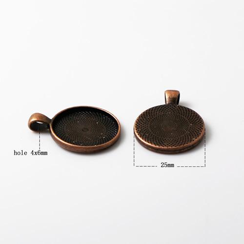 雅缤 项链底托 首饰配件 吊坠库存外贸饰品批发  环保现货YB16399