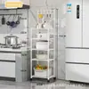Estante de Almacenamiento Multifuncional para Cocina y Baño, Estante de Almacenamiento de Múltiples Niveles de Pie, Estante para Horno de Microondas Doméstico, Tipo de Pie