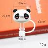 Nova Tampa de Silicone Macio para Canudo de 8mm Gatinho Fofo Caneca de Café Divertida Manga para Canudo Suprimento