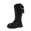 Botas para Niñas 2026 Otoño/Invierno Nuevas Botas Infantiles Zapatos para Niños Botas Largas para Bebé Botas de Cuero Casuales de Caña Alta para Niñas
