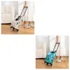Carrito de compras portátil plegable, carrito pequeño con ruedas, bolsa de compras ecológica, remolque para el hogar, de un solo hombro, impermeable, ligero