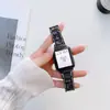 Para Apple AppleWatch7-1 Generación Tres Cepas Correa de Resina con Diamantes iWatch se Correa de Metal Disponible