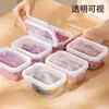 Lonchera de Picnic con Hebilla Única y Tapa, Caja de Conservación de Grado Alimenticio, Caja Portátil para Almacenamiento de Alimentos, Sellada al Vacío para Uso al Aire Libre