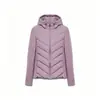 ZA AliExpress artículo más vendido moda femenina transfronteriza, estilo europeo y americano, chaqueta fina de algodón de manga larga de punto patchwork