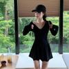 Traje Deportivo Estilo Pure Lust para Mujer Verano Nuevo Ajuste Delgado con Capucha de Seda de Hielo Protección Solar Top de Cintura Alta Shorts Casuales Conjunto de Dos Piezas