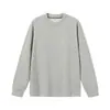 Camiseta Térmica Masculina de Manga Longa com Gola Redonda em Cashmere feita de Seda de Amora e Lã de Ovelha, Novidade Outono e Inverno 2026, Moletom Base Engrossado