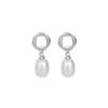 Populares Transfronterizos Plata de Ley S925 Perla Retro Europeos y Americanos Personalizados Pendientes para Mujer Soporte Vacío DIY Productos Semi-Terminados Venta al por Mayor