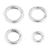 Hebilla de Anillo de Resorte de Aleación de Zinc Accesorios para Joyería DIY Gancho para Collar Pulsera Colgante para Bolso Llavero de Equipaje