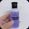 Venta al por mayor de 150 ml de líquido de cristal para uñas transparente morado, polvo de cristal para uñas, suministros para taladro adhesivo tallado para extensiones de uñas.