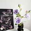 Arreglos Florales Morados para Bodas, Arreglos Florales Transfronterizos al por Mayor, Flores Decorativas para Bodas, Rosas Moradas