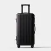 Mala com Zíper e Estrutura de Plástico de Grande Capacidade, Mala de Viagem Leve e Durável em PC, Adequada para Bagagem de Mão, Mala de Rodinhas Estilosa de 20 polegadas