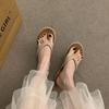 Sandalias de Chancla Estilo Francés de Nuevo Estilo 2026 para Vacaciones en la Playa, Chanclas de Cuña Versátiles con Bloques de Color para Mujer, Adecuadas para Uso al Aire Libre en Verano